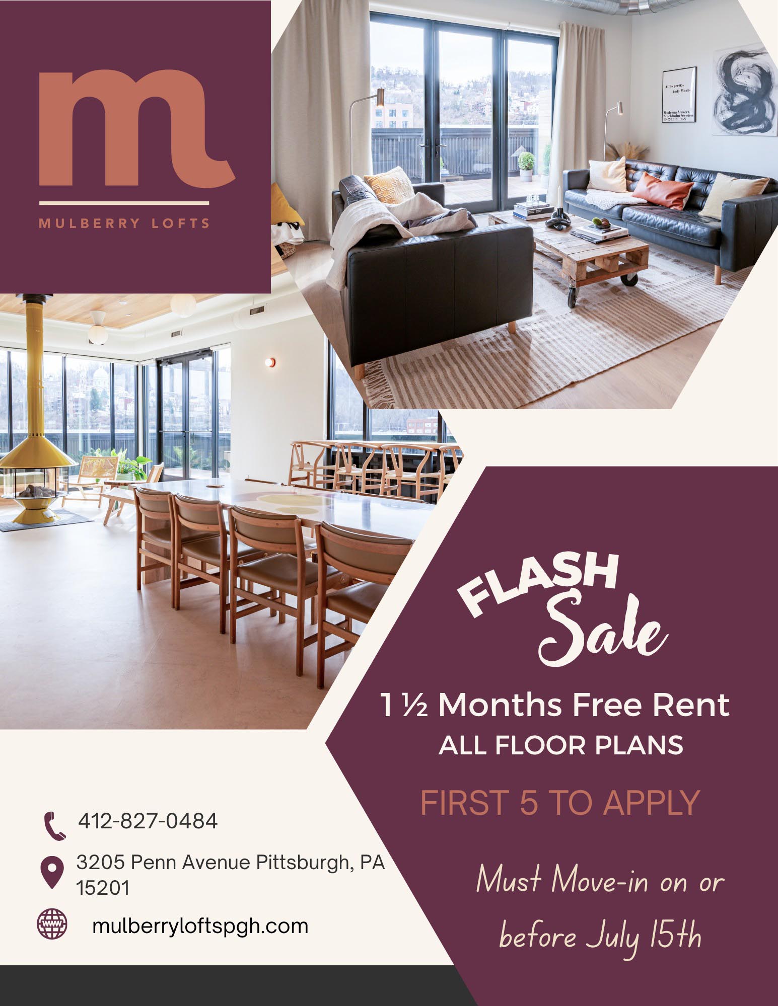 Mulberry Lofts Flash Sale